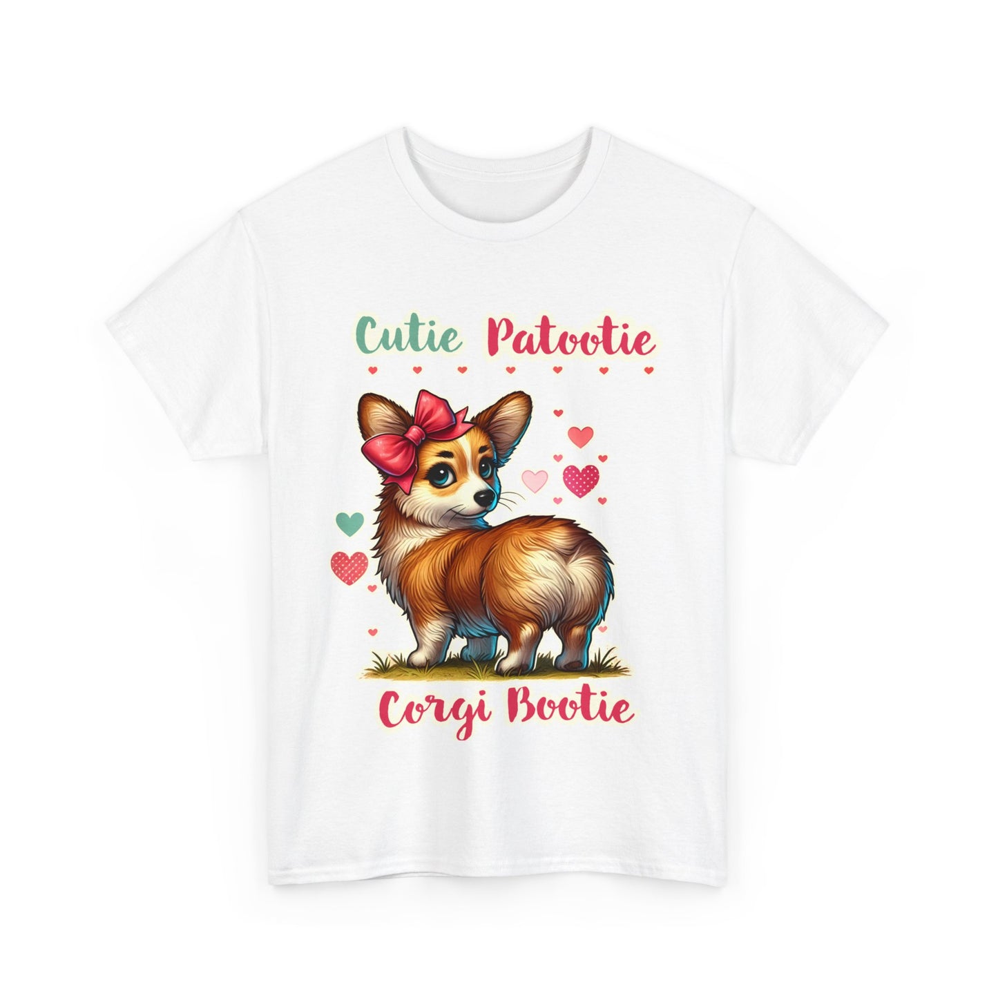 Cutie Patootie Corgi Bootie Heavy Cotton Tee