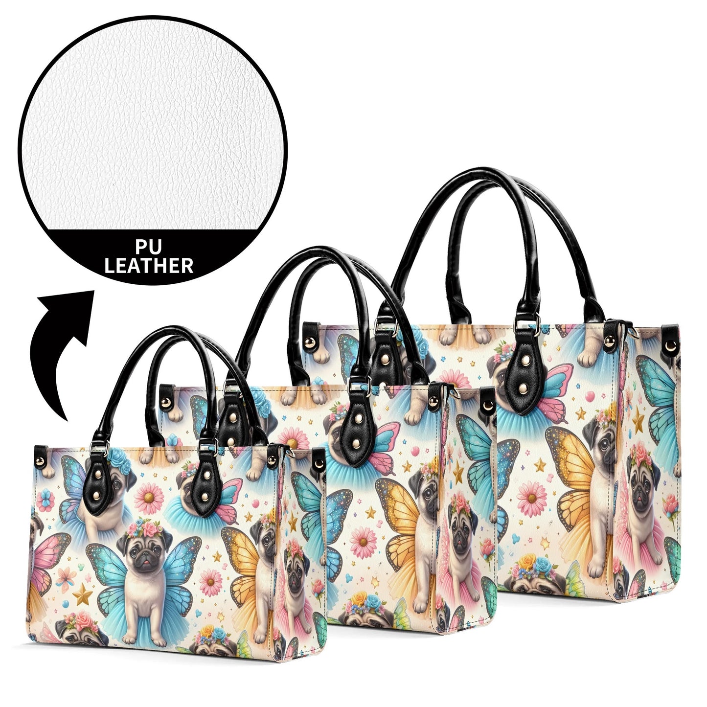Pug Fairy Handbag