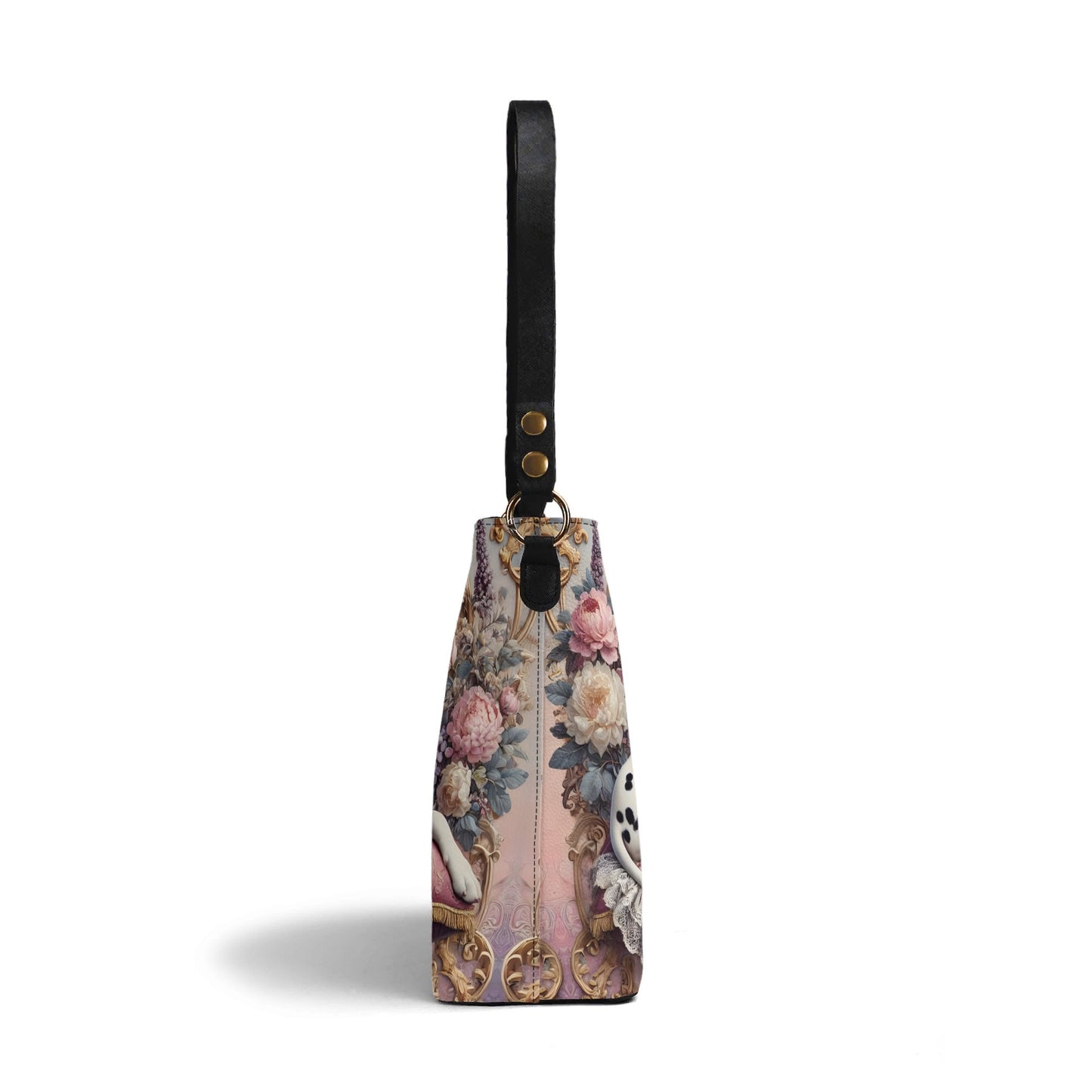 Dalmatian Victorian Womens PU Bucket Bag Shoulder Bag