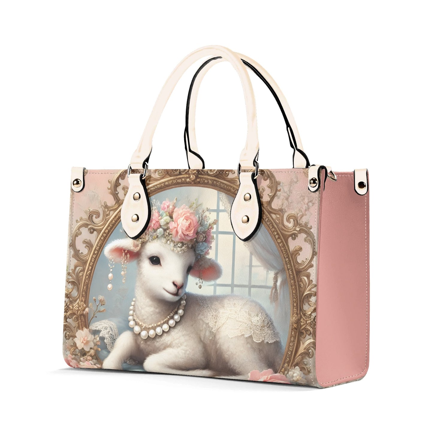 Lamb Sheep Handbag Bag Purse