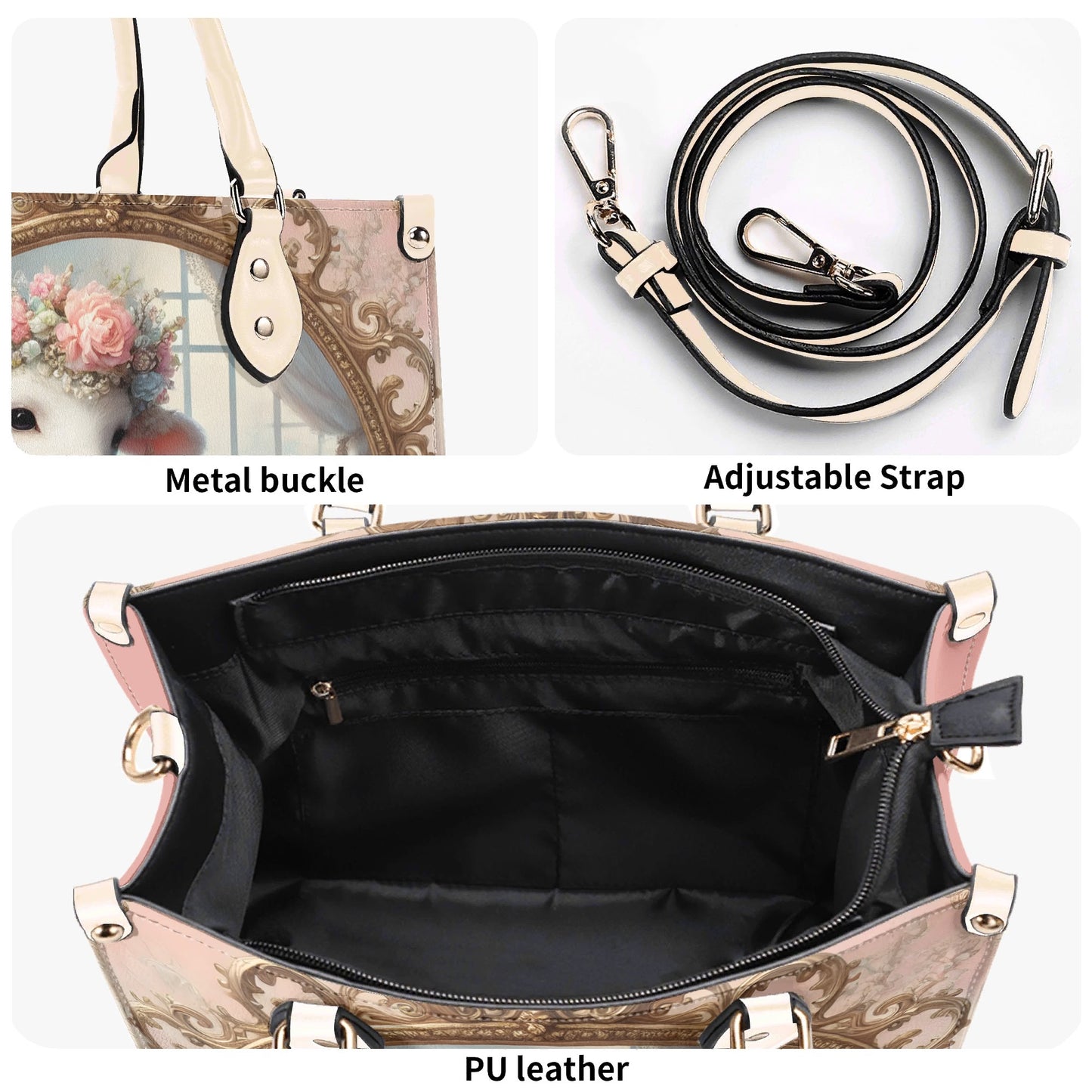 Lamb Sheep Handbag Bag Purse
