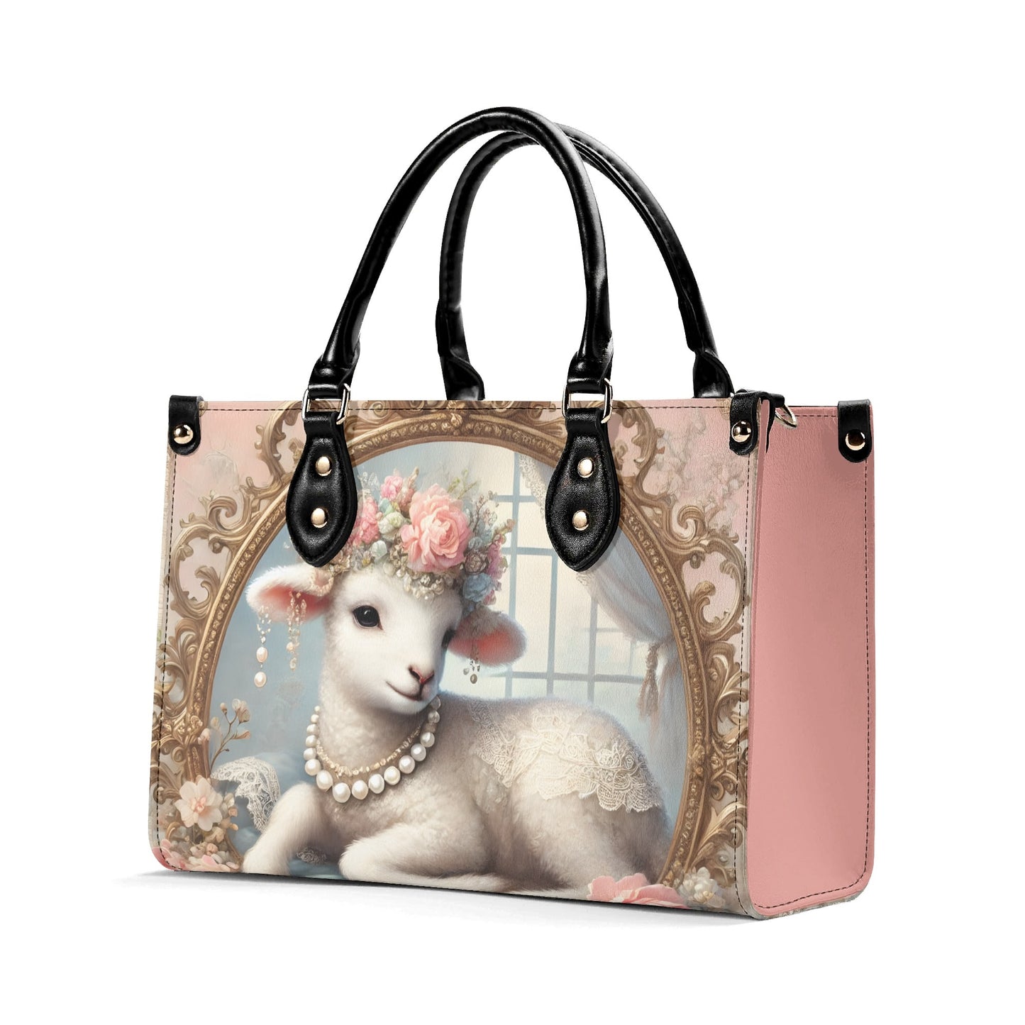 Lamb Sheep Handbag Bag Purse