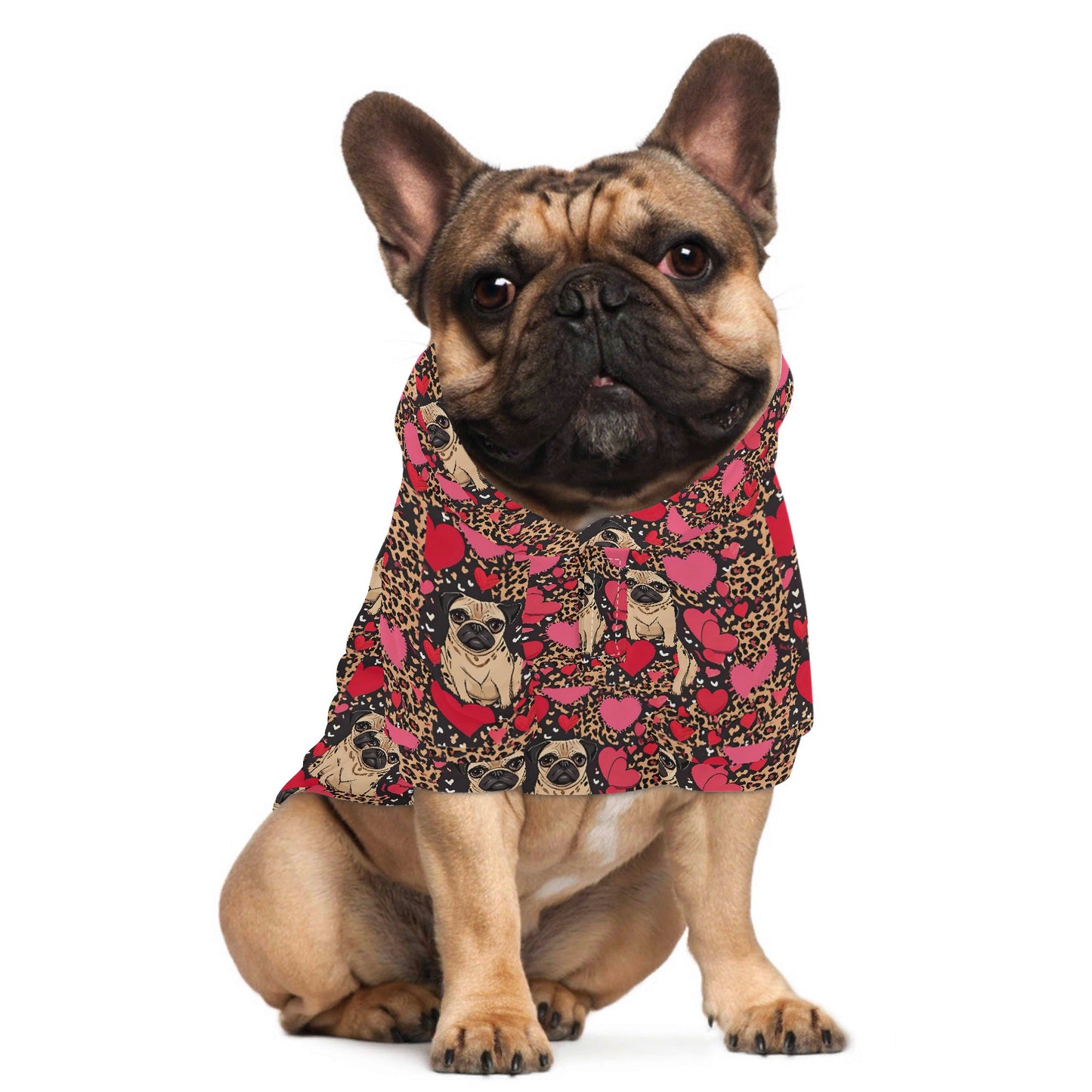 Pug Animal Clothes 4 Legs Outfit Pet Pullover Hoodie