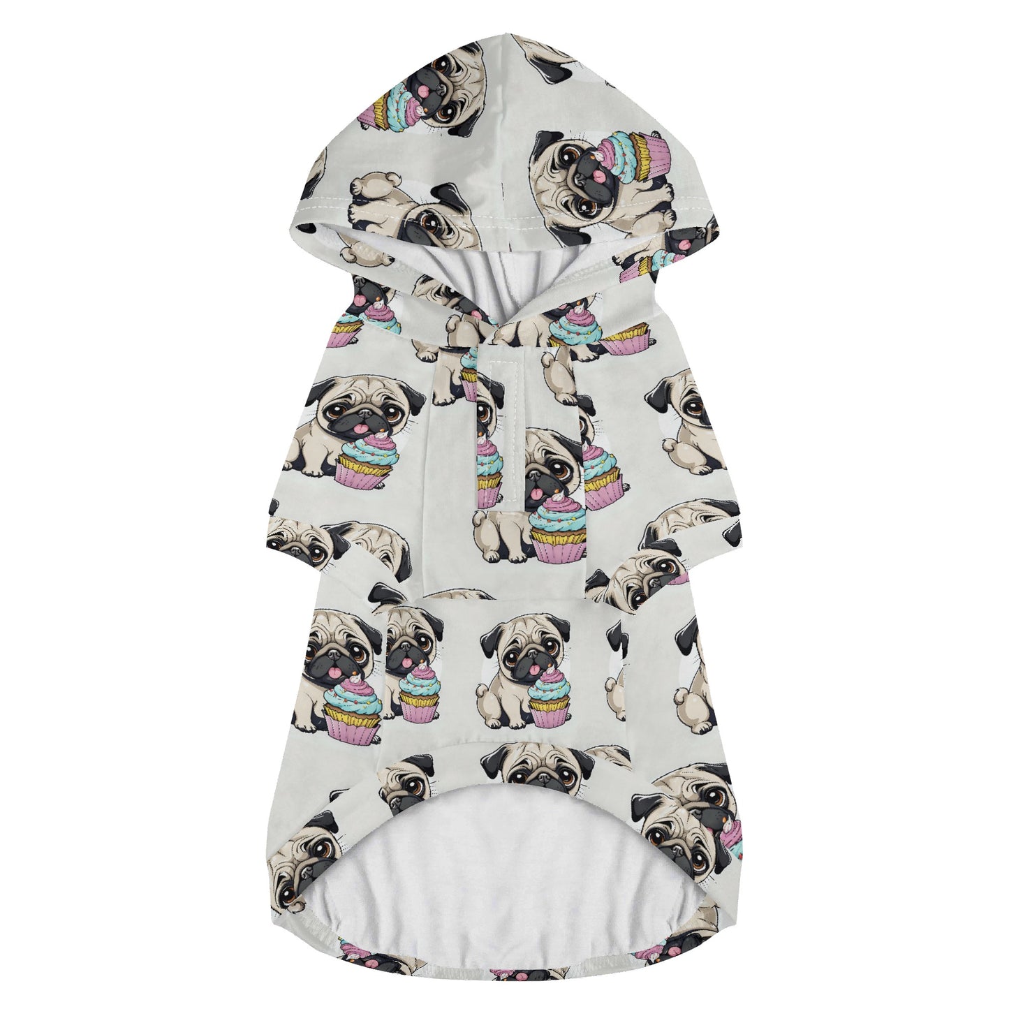Pug Animal Clothes 4 Legs Outfit Pet Pullover Hoodie