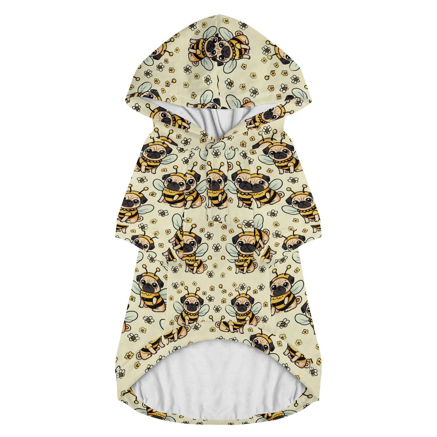 Pug Animal Clothes 4 Legs Outfit Pet Pullover Hoodie