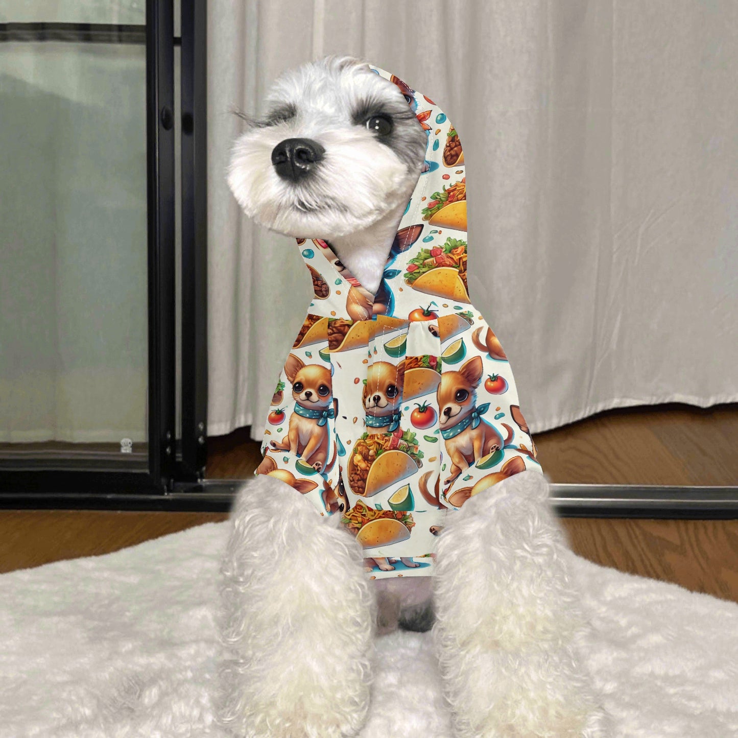 Chihuahua Taco Animal Clothes 4 Legs Outfit Pet Pullover Hoodie