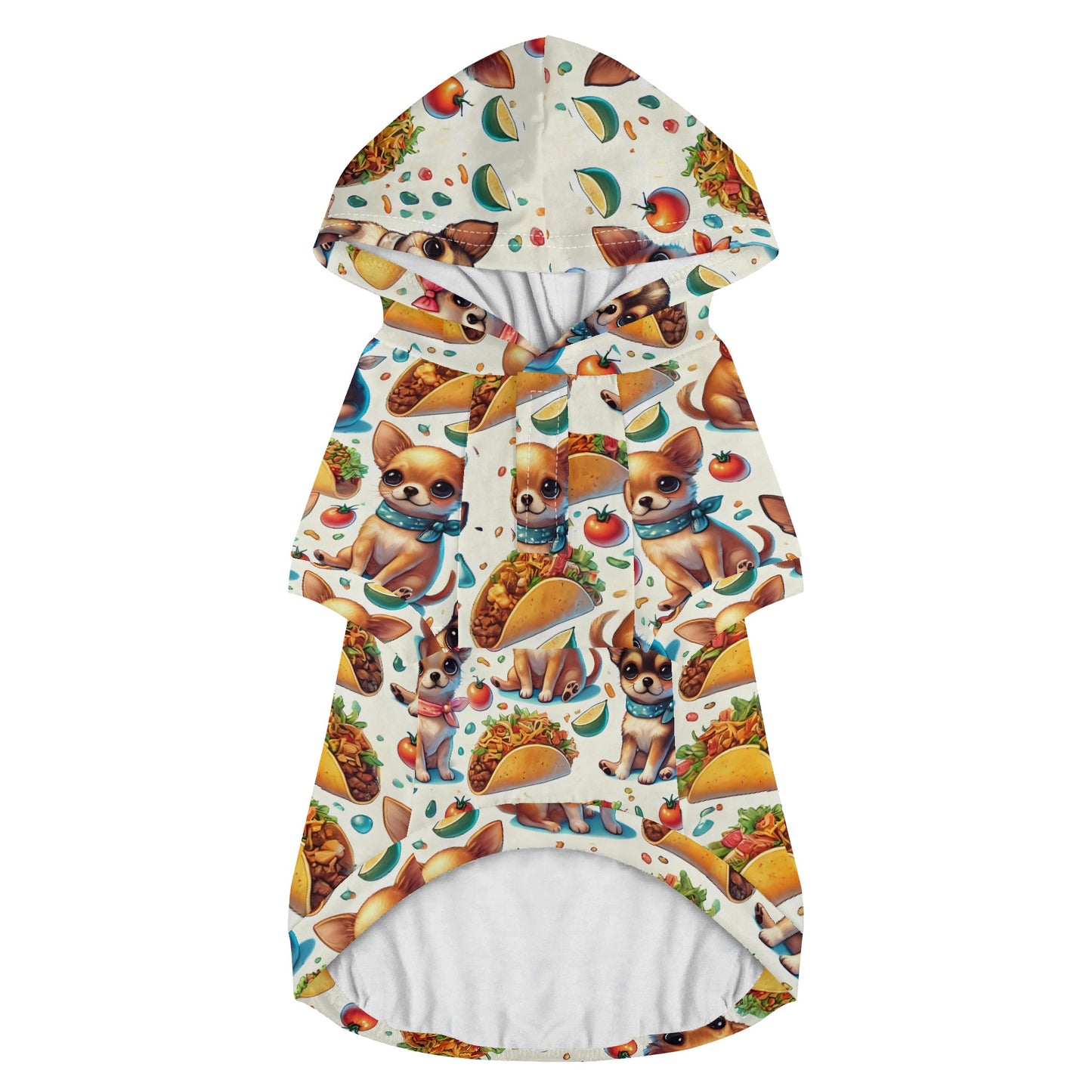 Chihuahua Taco Animal Clothes 4 Legs Outfit Pet Pullover Hoodie