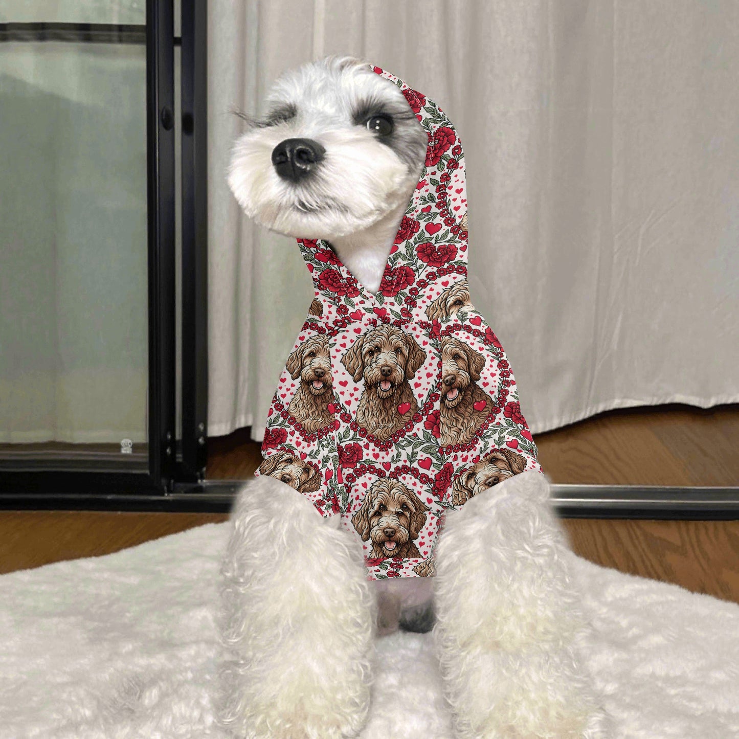 Labradoodle Animal Clothes 4 Legs Outfit Pet Pullover Hoodie