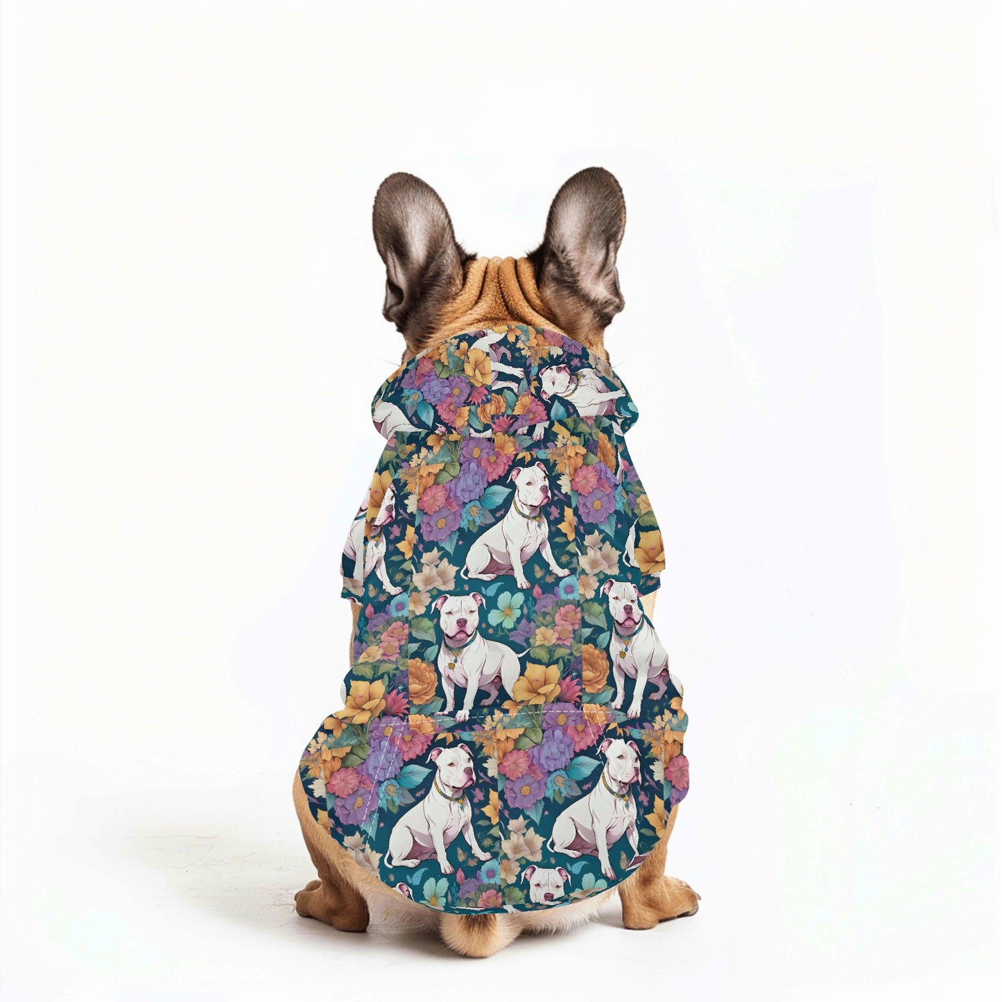 Pitbull Animal Clothes 4 Legs Outfit Pet Pullover Hoodie