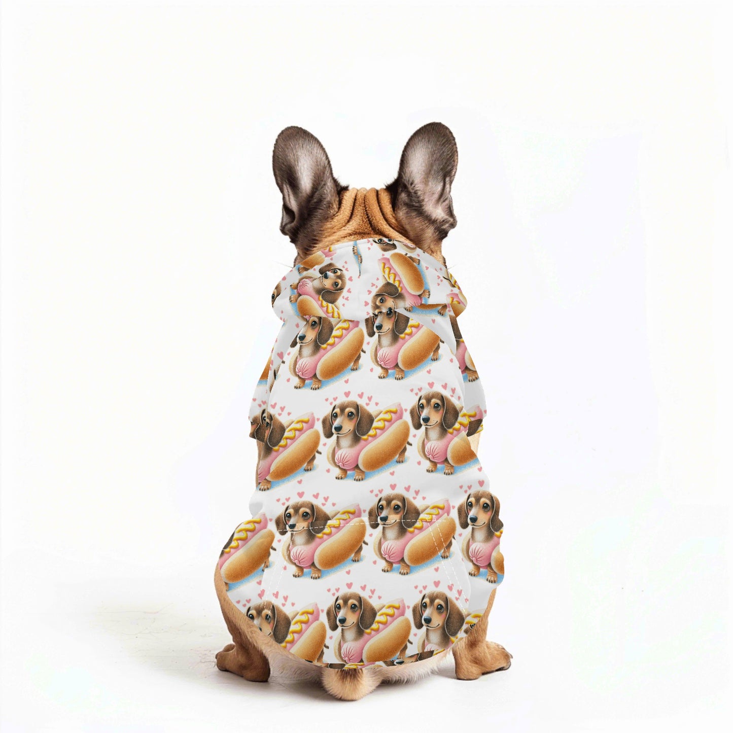 Dachshund Doxie Wiener Dog Animal Clothes 4 Legs Outfit Pet Pullover Hoodie
