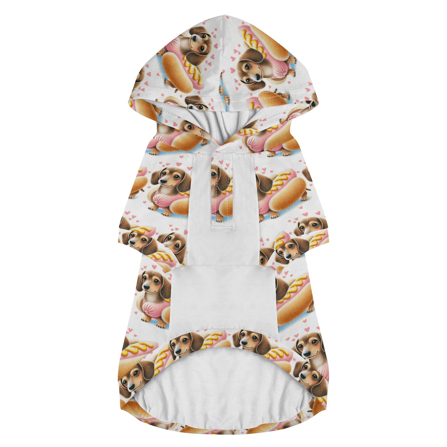 Dachshund Doxie Wiener Dog Animal Clothes 4 Legs Outfit Pet Pullover Hoodie
