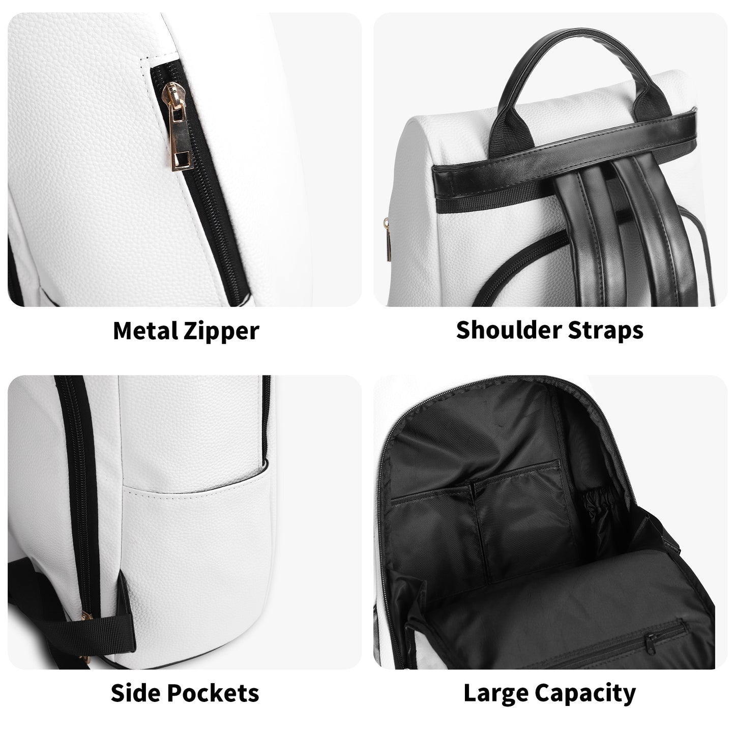 Chow Chow Travel PU Daypack Anti-theft Backpack
