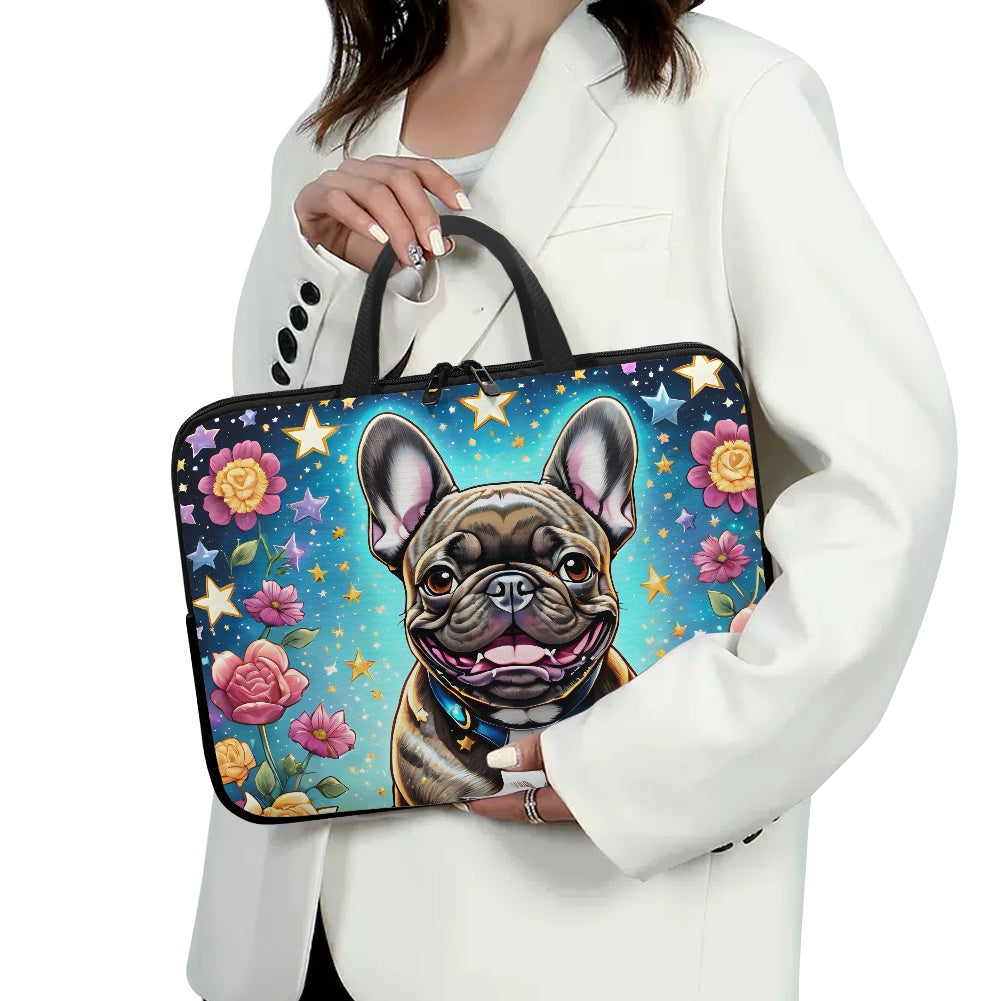 Frenchie French Bulldog Laptop Sleeve - Stylish Durable Protection for Your Laptop BriBeesCreations