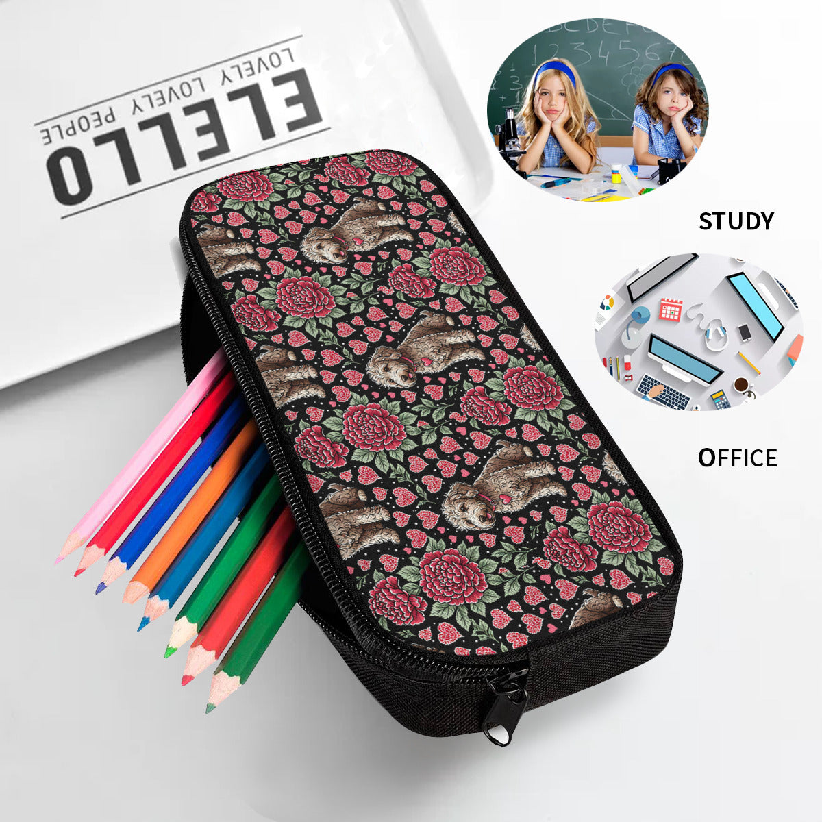 Ordinary School Bag Meal Bag Pencil Bag Combination Series|Oxford Cloth - Image-1-92
