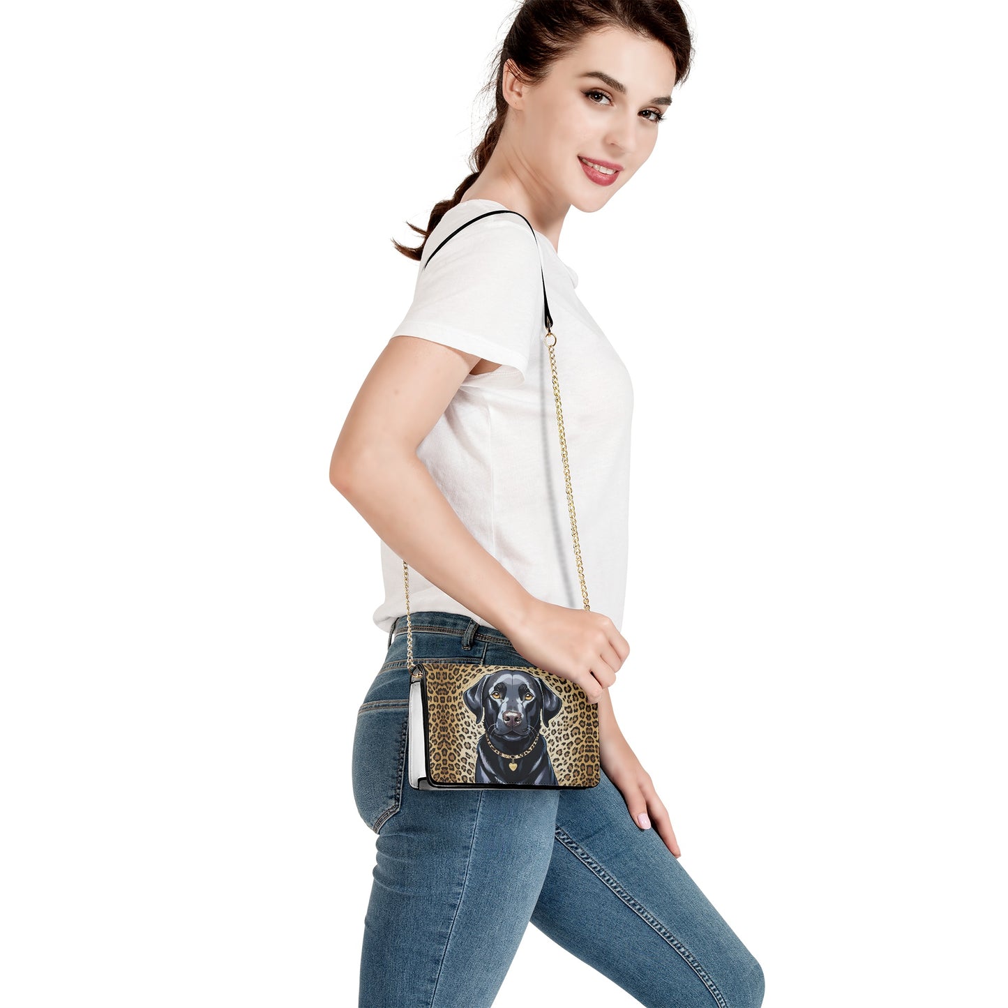 Labrador Retriever square crossbody bag BriBeesCreations