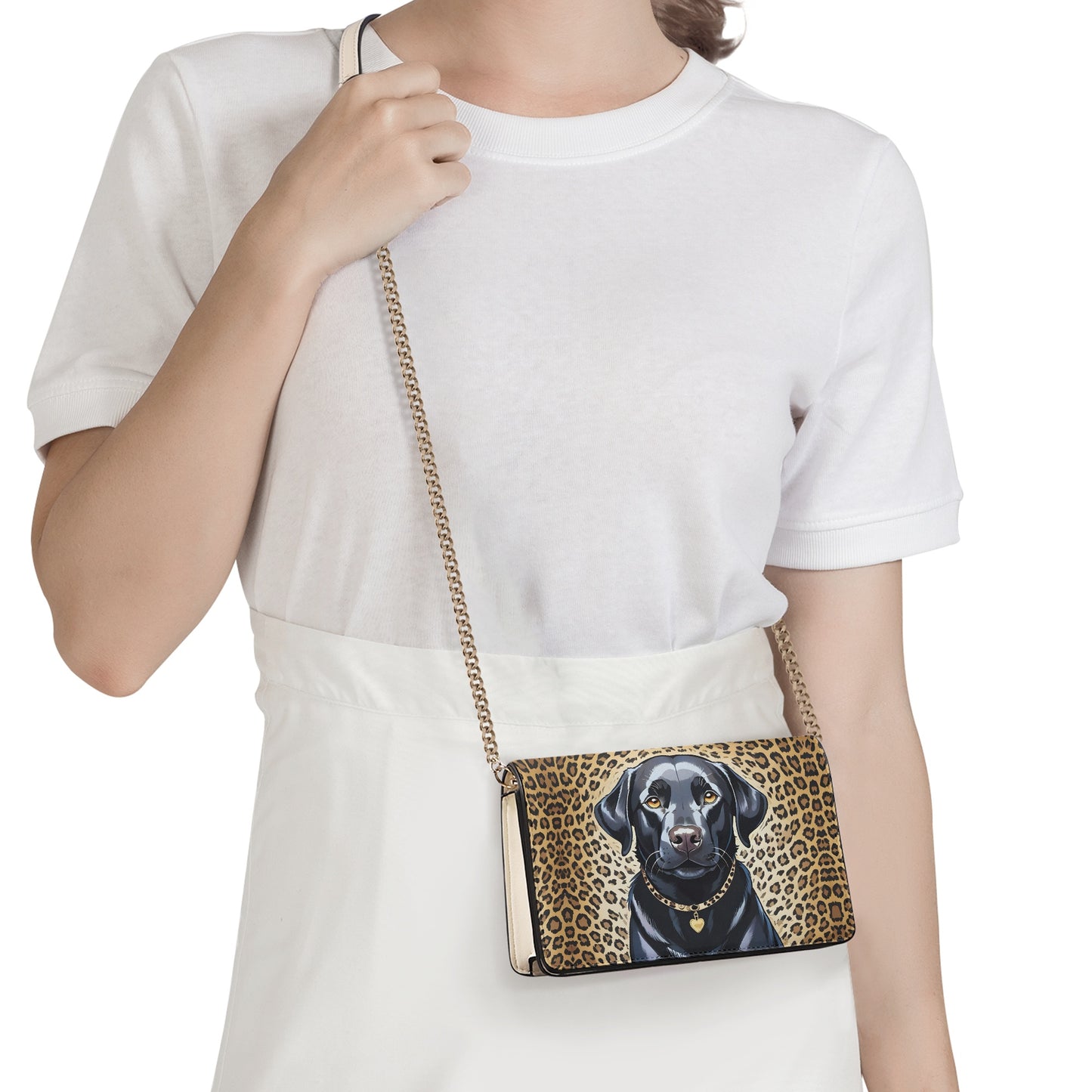 Labrador Retriever square crossbody bag BriBeesCreations
