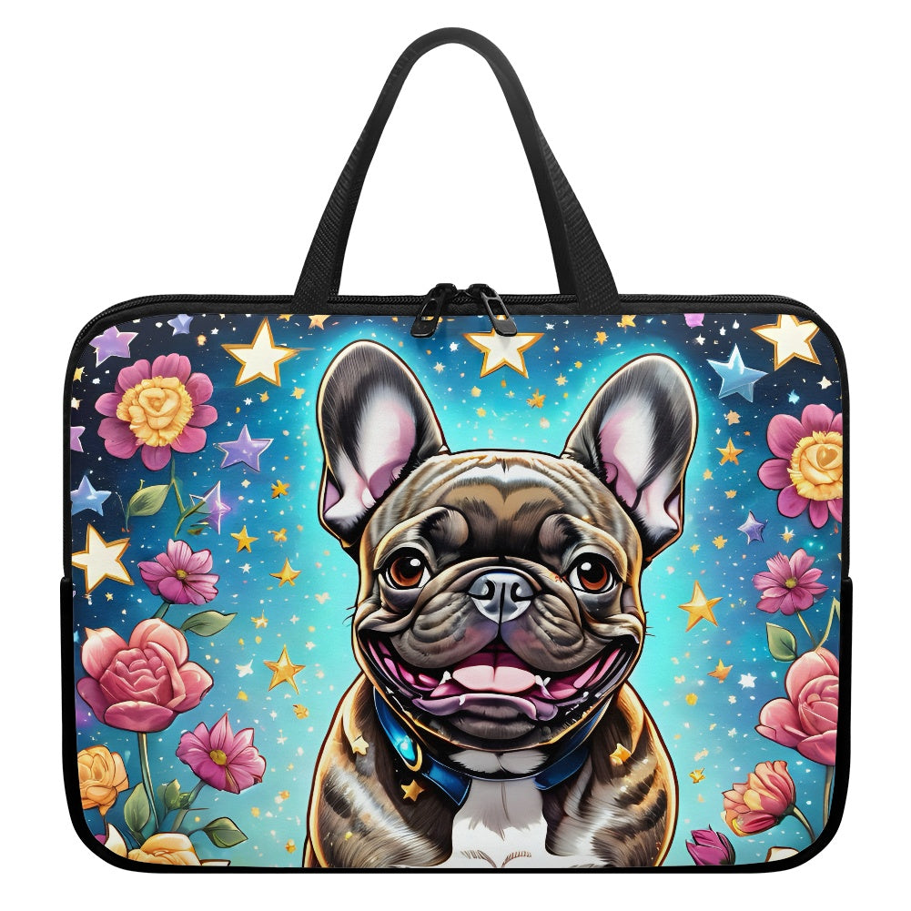 Frenchie French Bulldog Laptop Sleeve - Stylish Durable Protection for Your Laptop BriBeesCreations