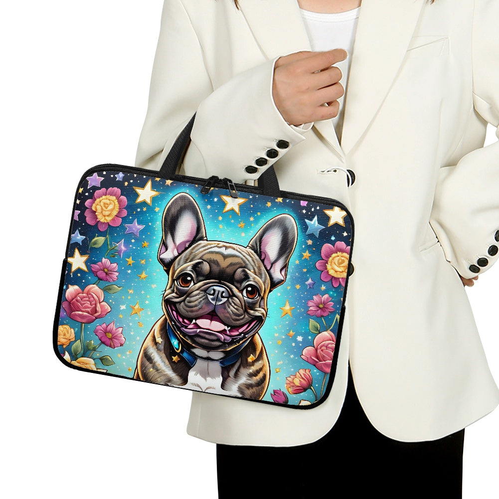 Frenchie French Bulldog Laptop Sleeve - Stylish Durable Protection for Your Laptop BriBeesCreations