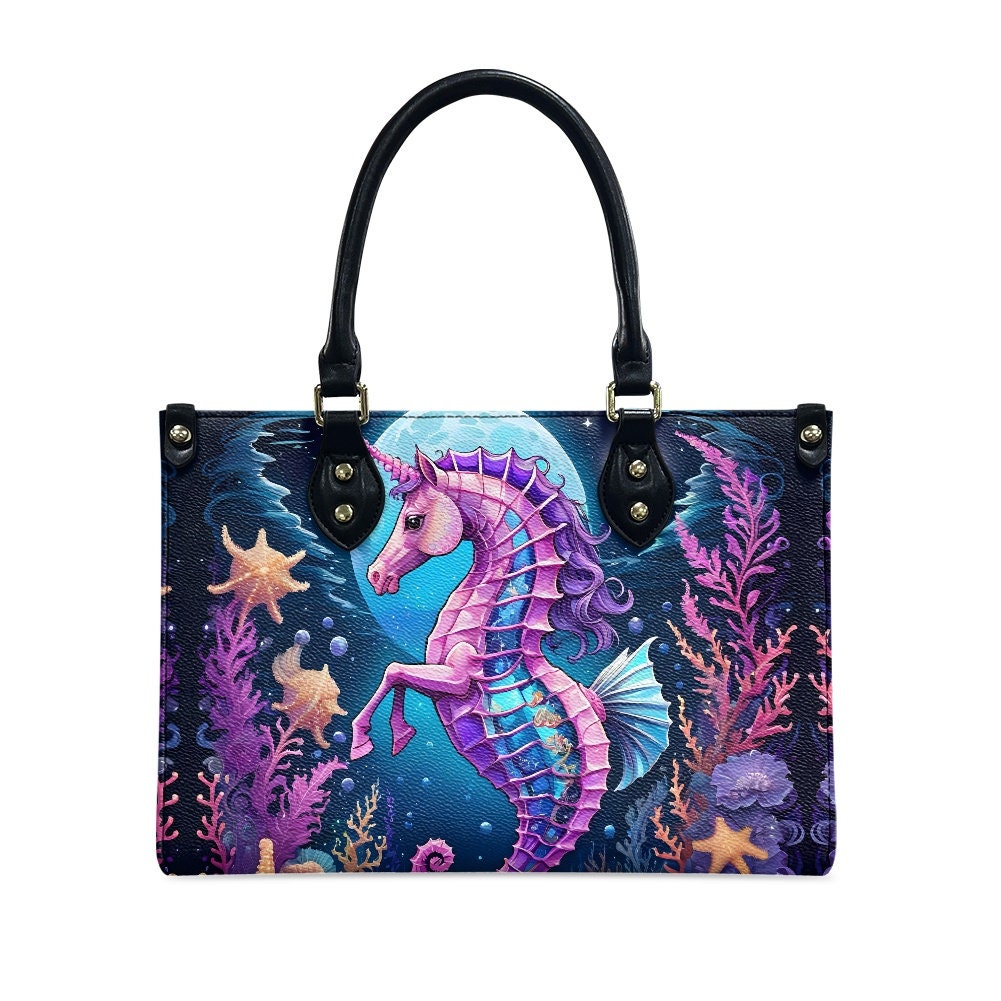 seahorse unicorn bag purse