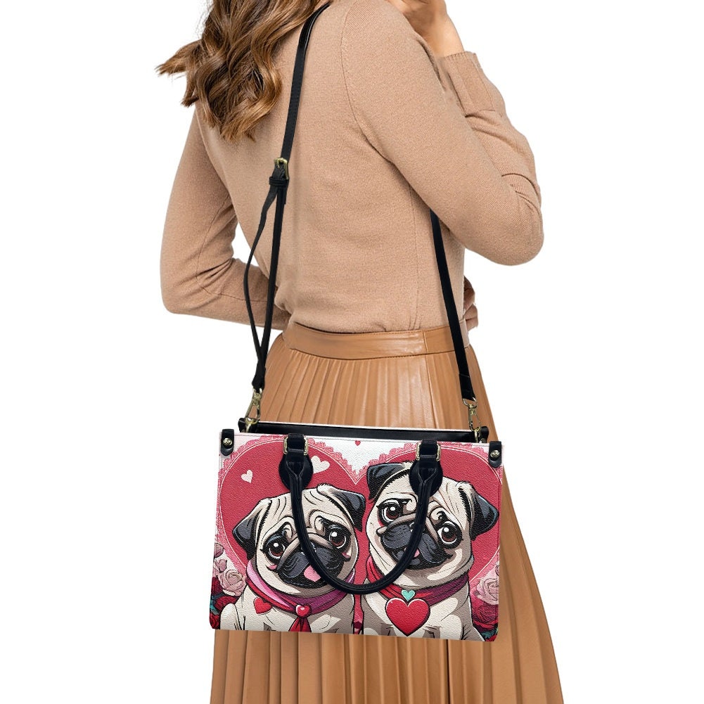 Pug love purse valentine bag