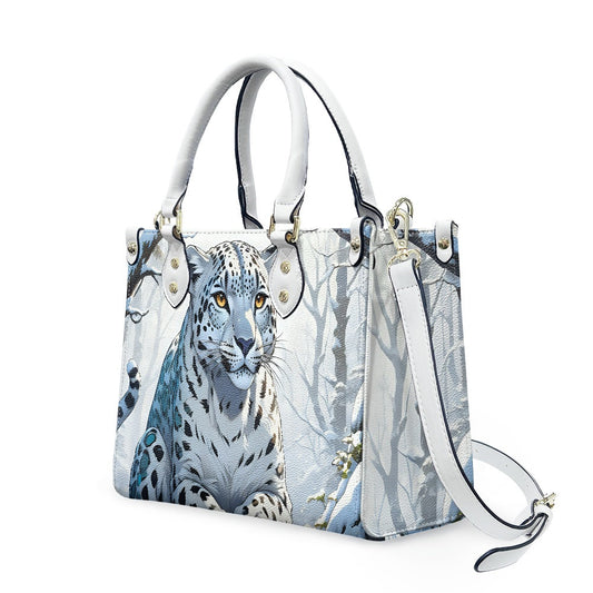 snow leopard purse bag