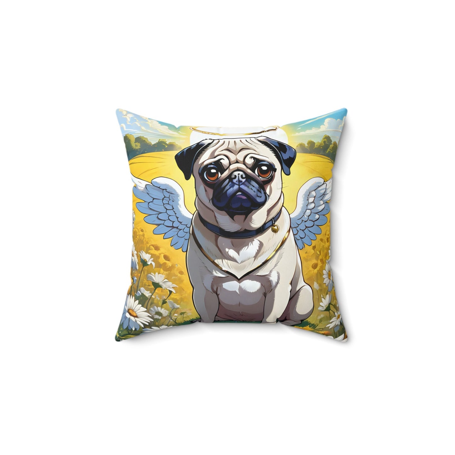 Faux Suede Square Pillow
