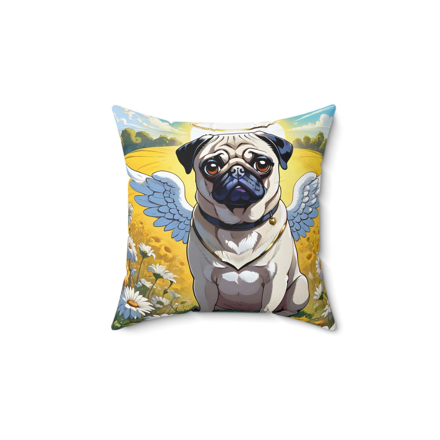 Faux Suede Square Pillow