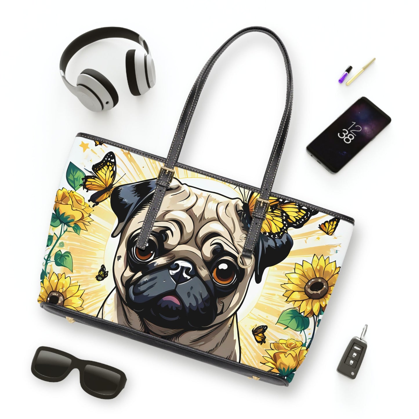 PU Leather Shoulder Bag