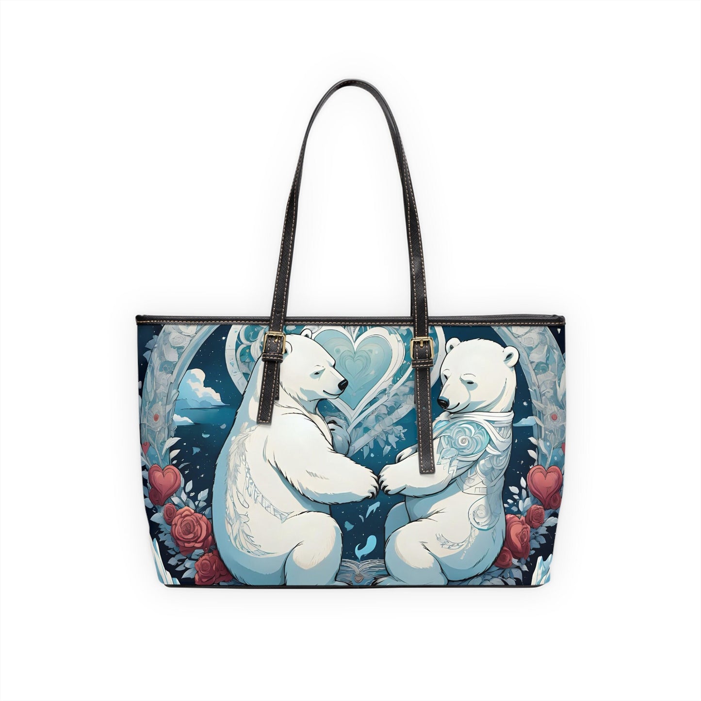 Polar Bear PU Leather Shoulder Bag