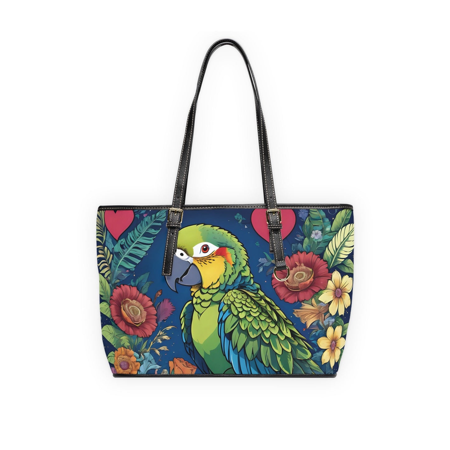 Parrot PU Leather Shoulder Bag