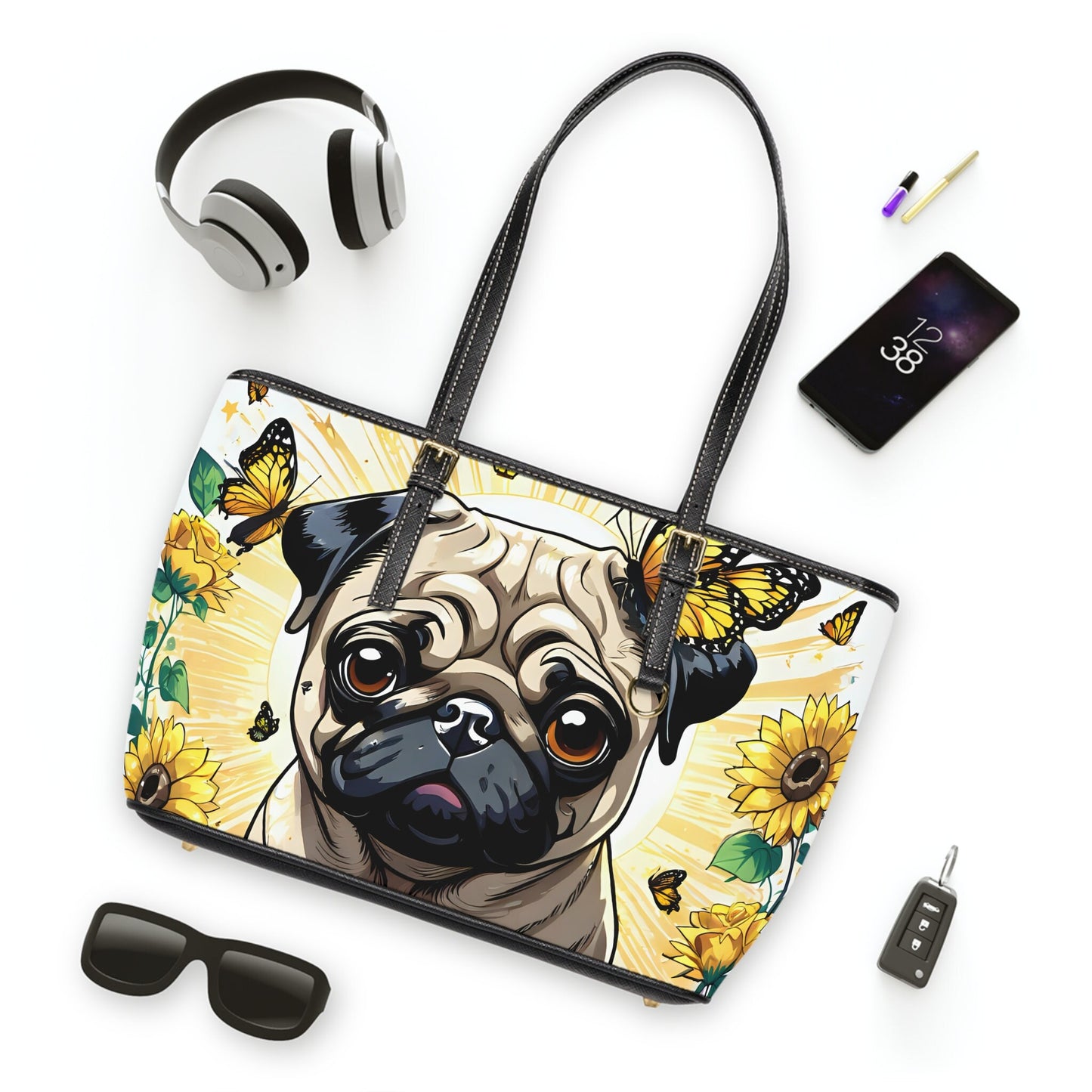 PU Leather Shoulder Bag
