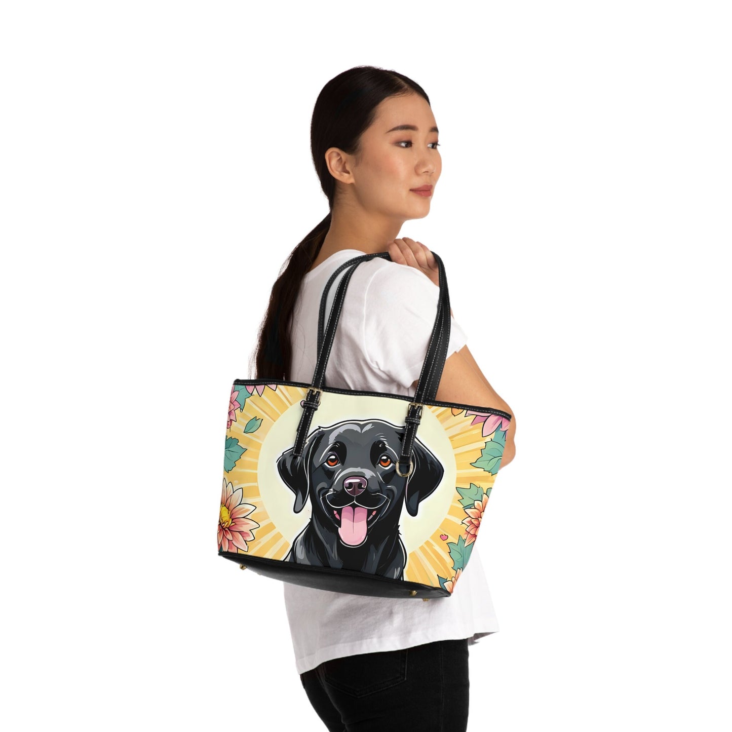 Labrador Retriever PU Leather Shoulder Bag
