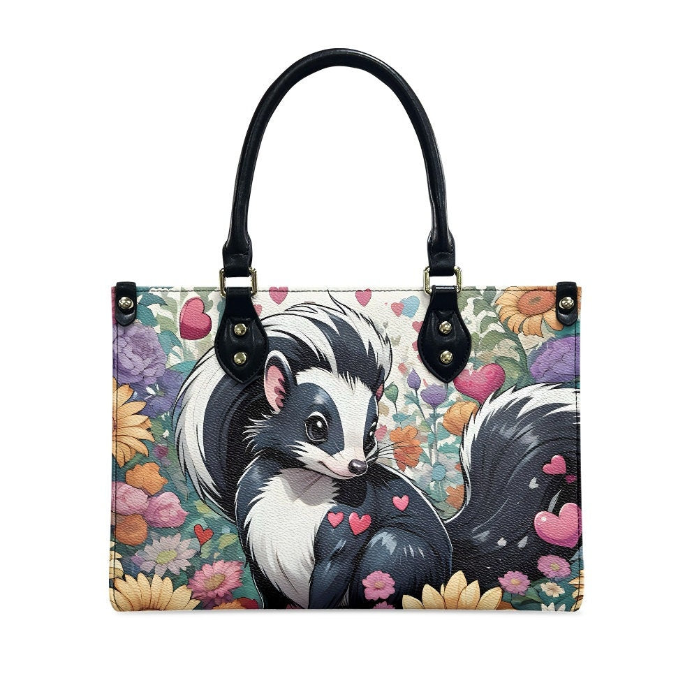 Skunk purse hearts bag