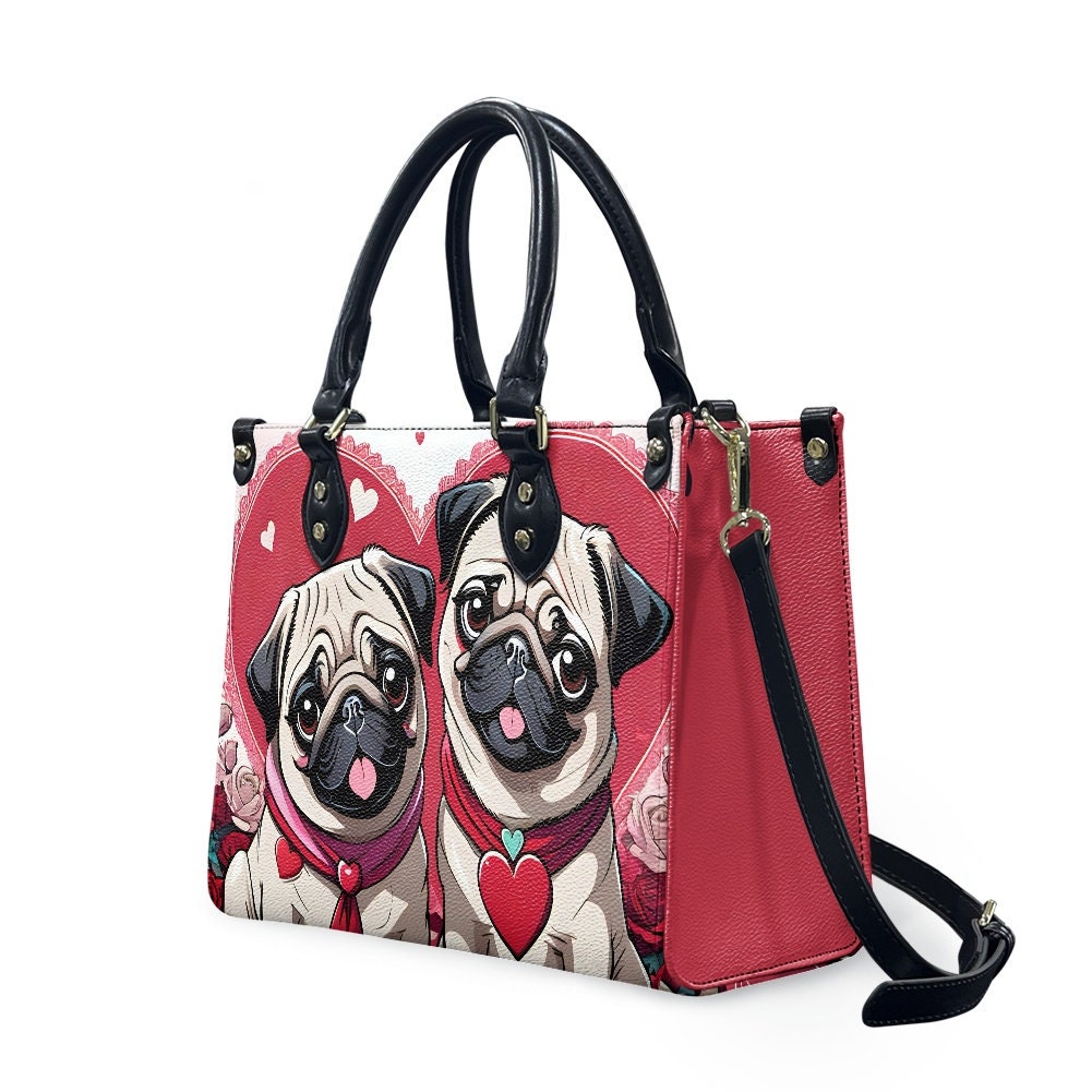 Pug love purse valentine bag