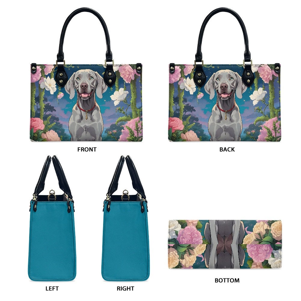 weimaraner bag purse tote