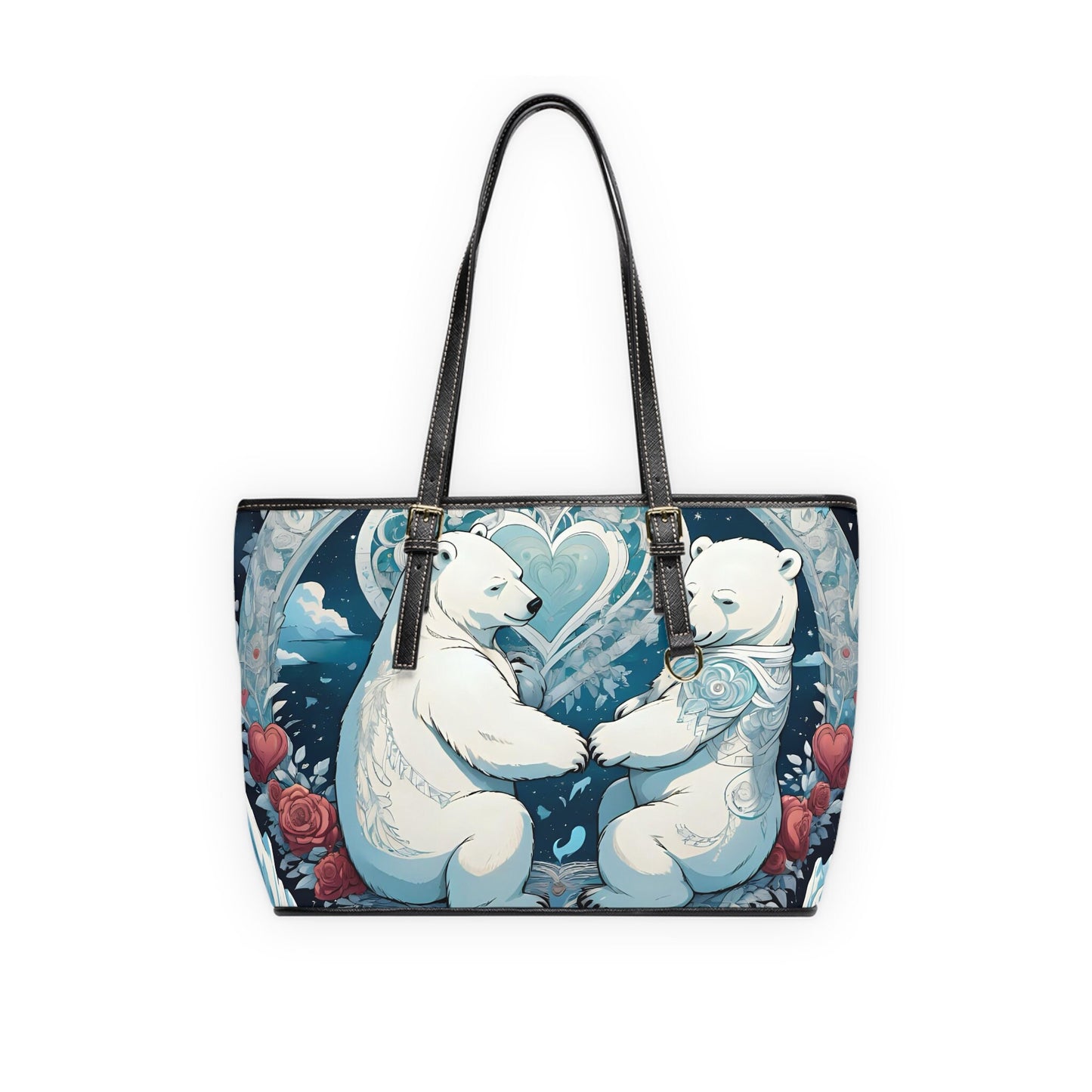 Polar Bear PU Leather Shoulder Bag