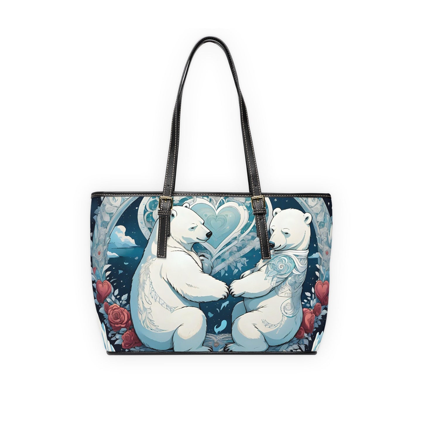Polar Bear PU Leather Shoulder Bag