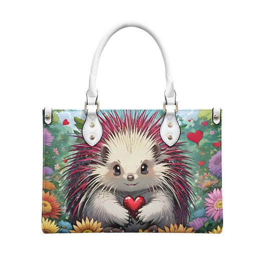 Porcupine heart purse bag