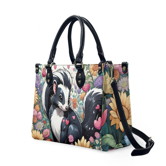 Skunk purse hearts bag