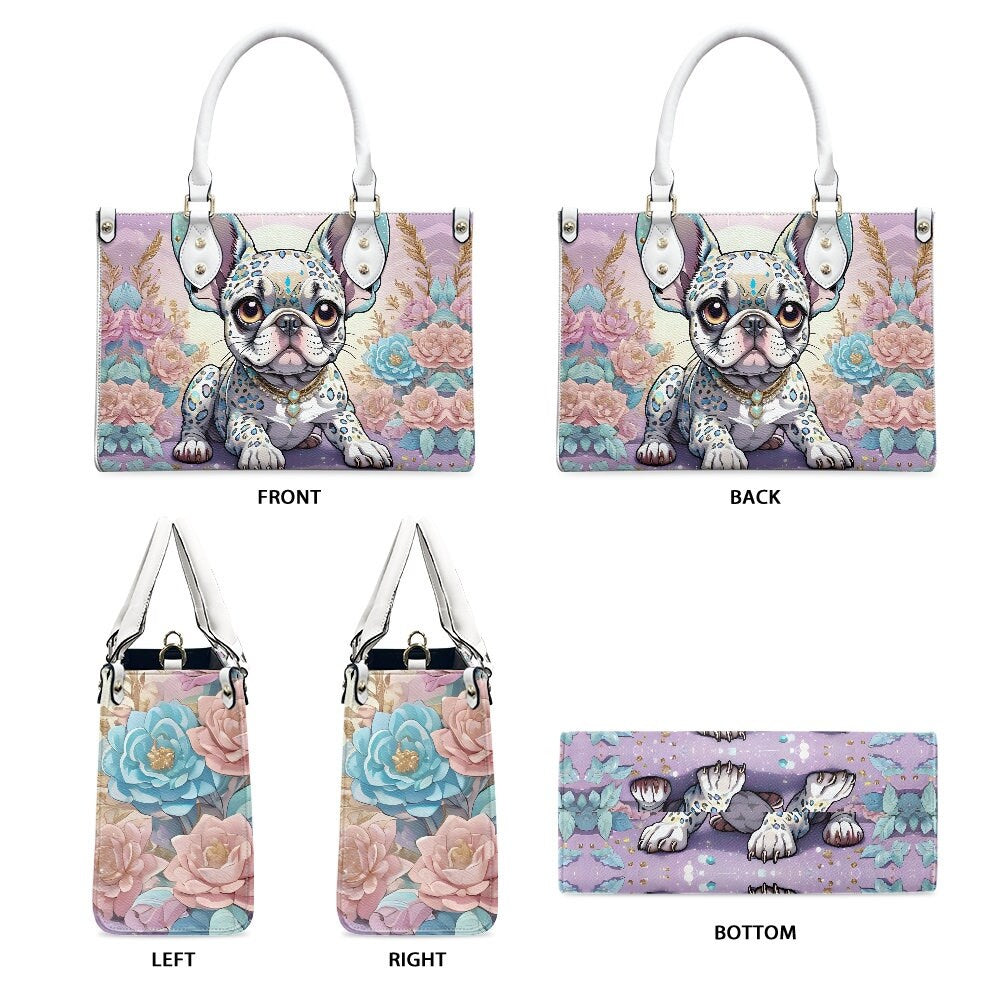 frenchie french bulldog bag purse tote