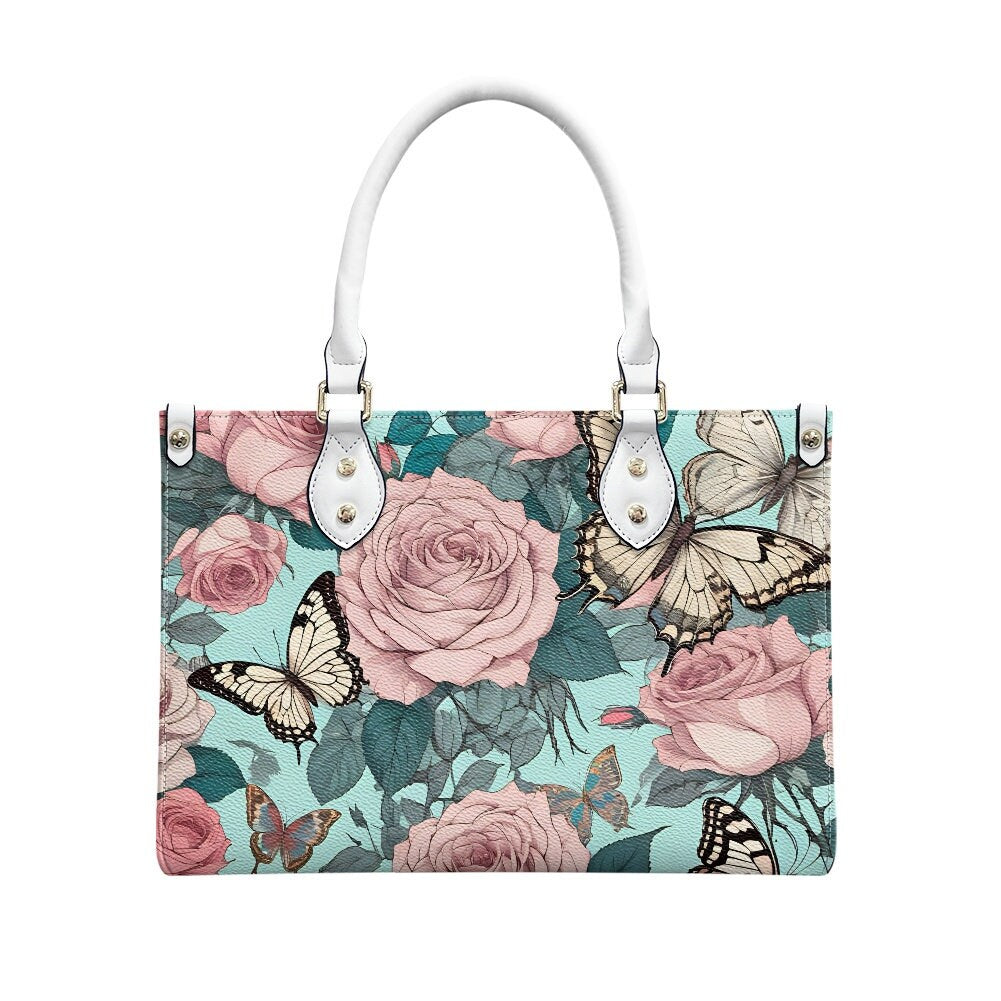 Butterflies Roses Bag Purse