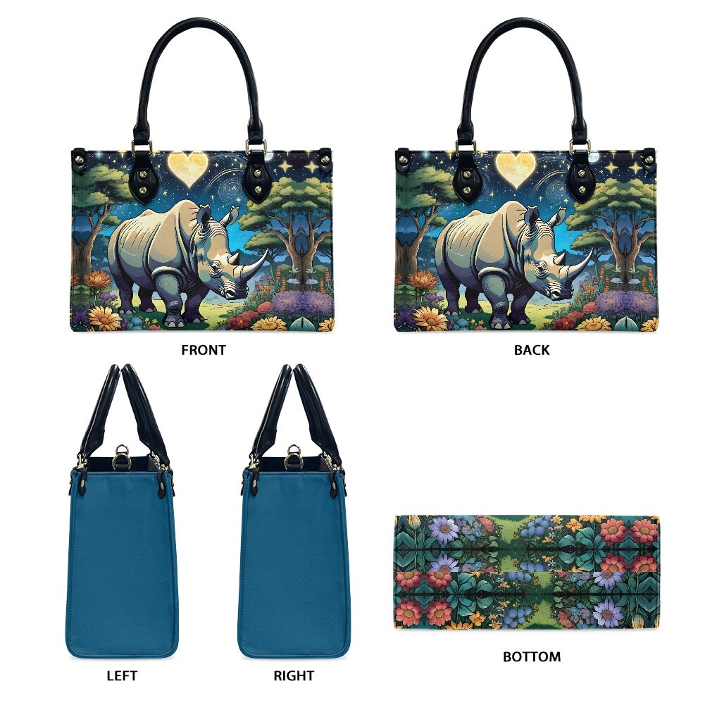 Rhinoceros Rhino Bag Purse Hand bag Shoulder Bag tote