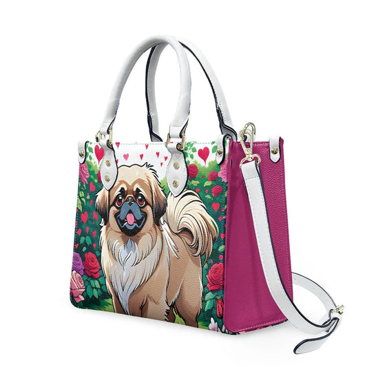 Pekingese purse bag tote