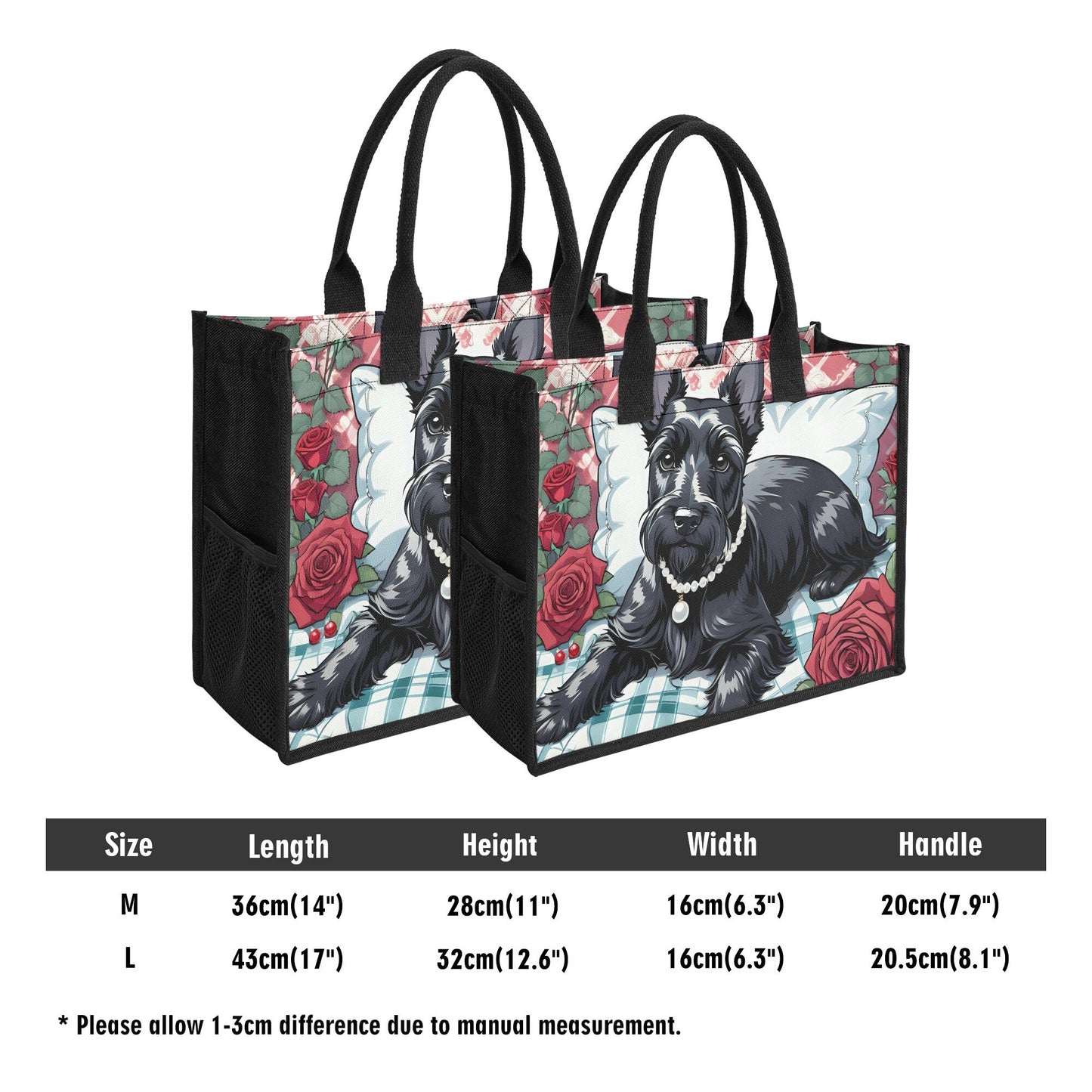 Scottish Terrier Premium All-Over Print Cavans Tote Bag(3 layers)