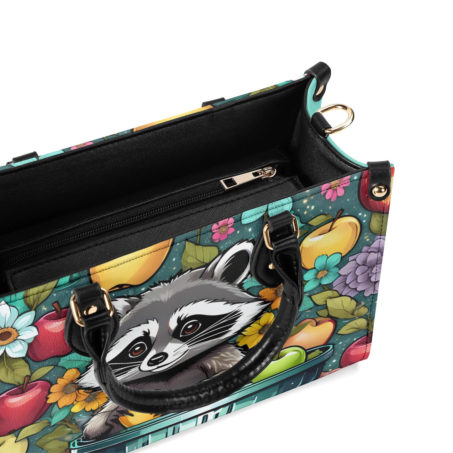 Racoon Women PU Leather Handbag