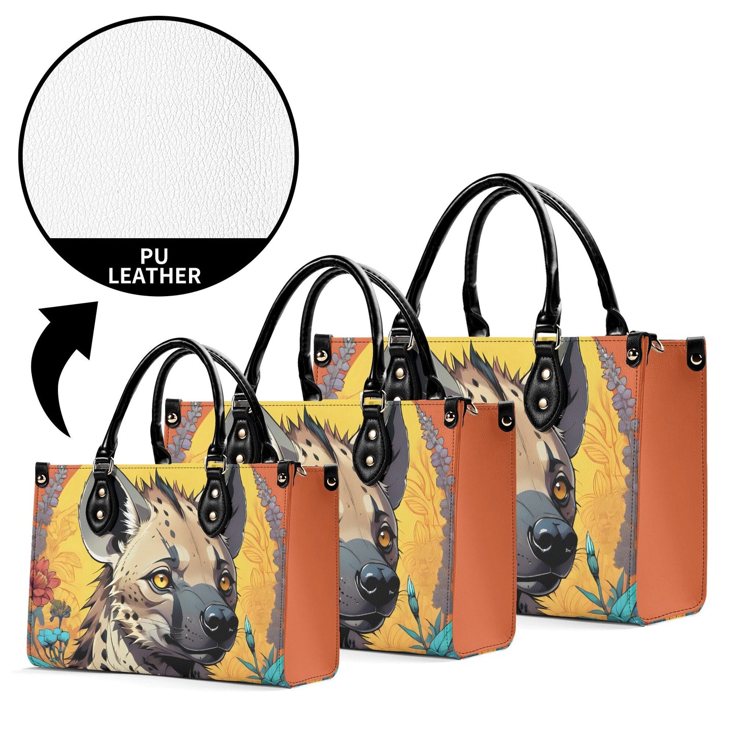 Hyena Women PU Leather Handbag