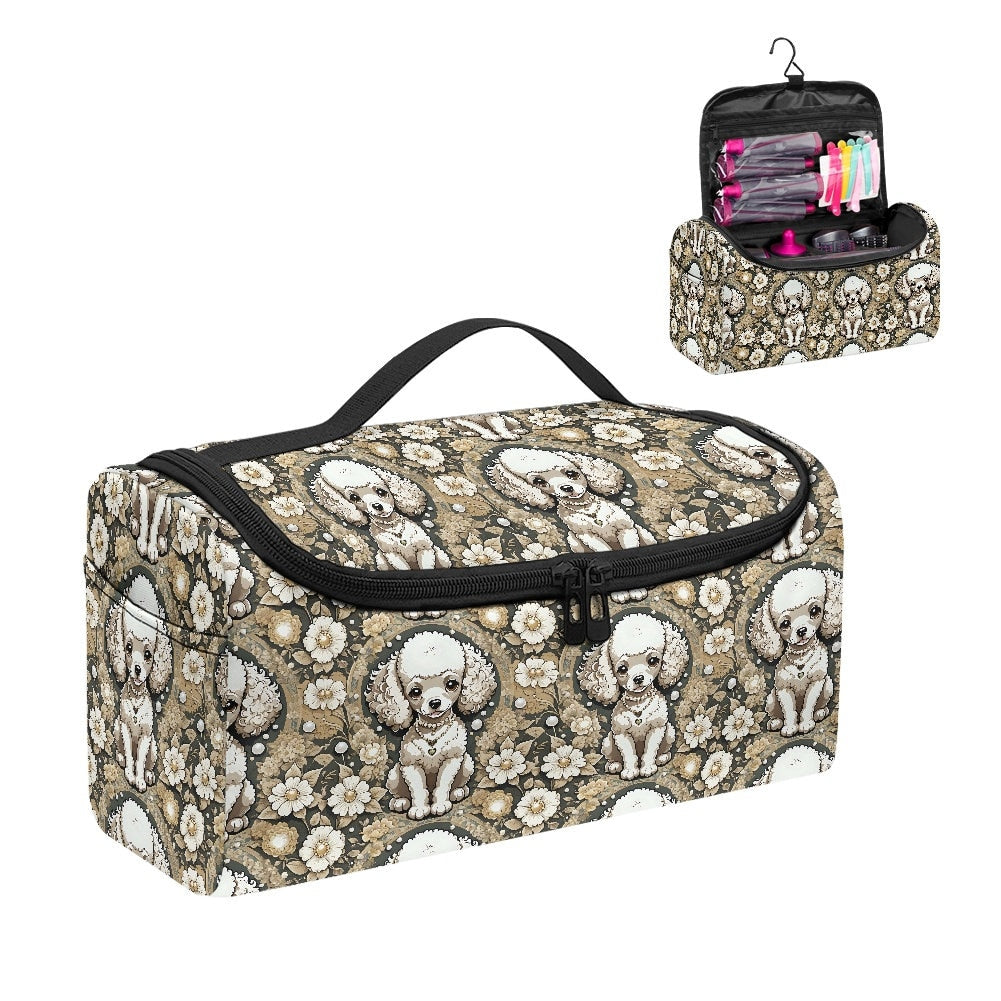 Poodle Printed Hair Dryer Storage Bag