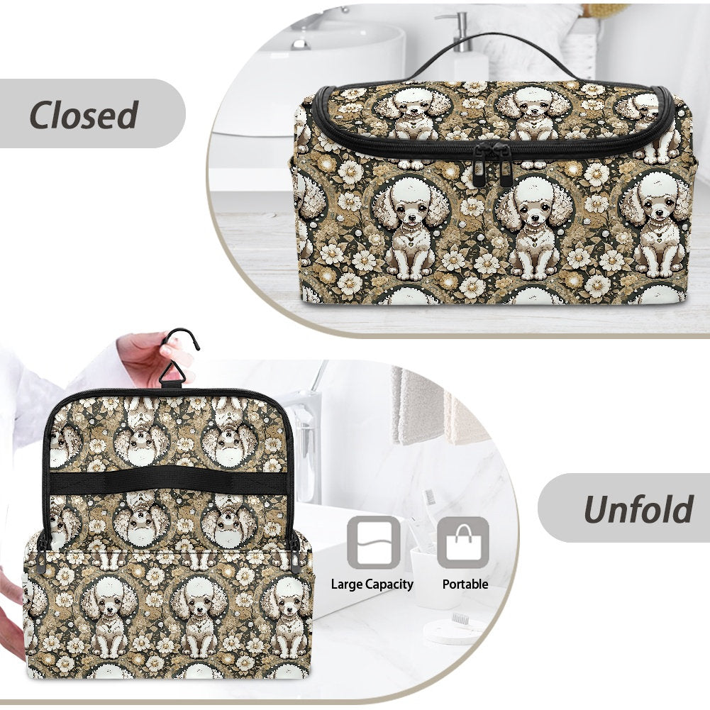 Poodle Printed Hair Dryer Storage Bag
