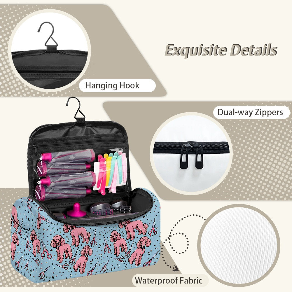 Poodle hair dryer storage bag