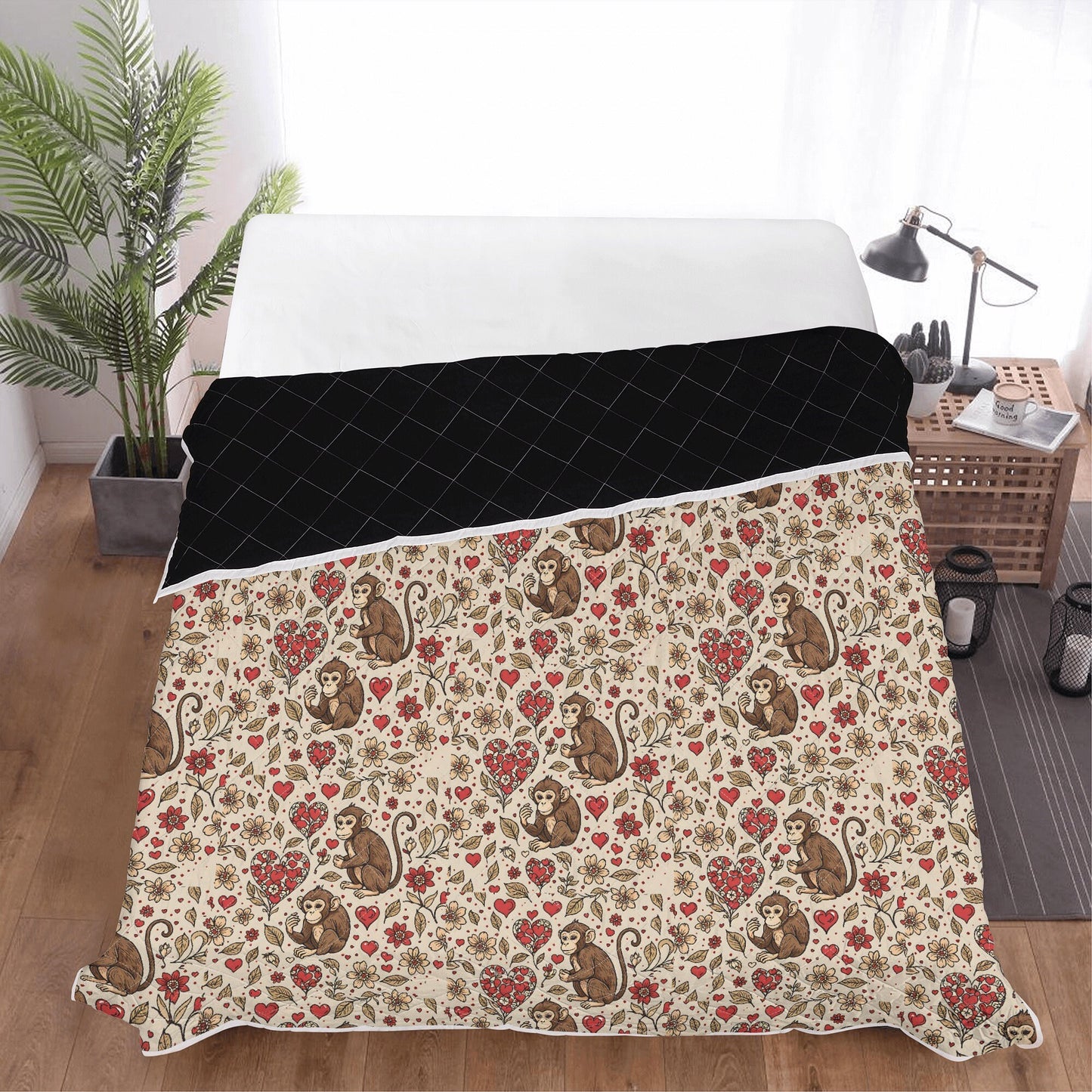 monkey Print Quilt Bedding monkey quilt monkey baby bedding